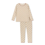 Girls Bear Grid Print Pajama