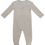 Stone Carrera Pinstripe Footie