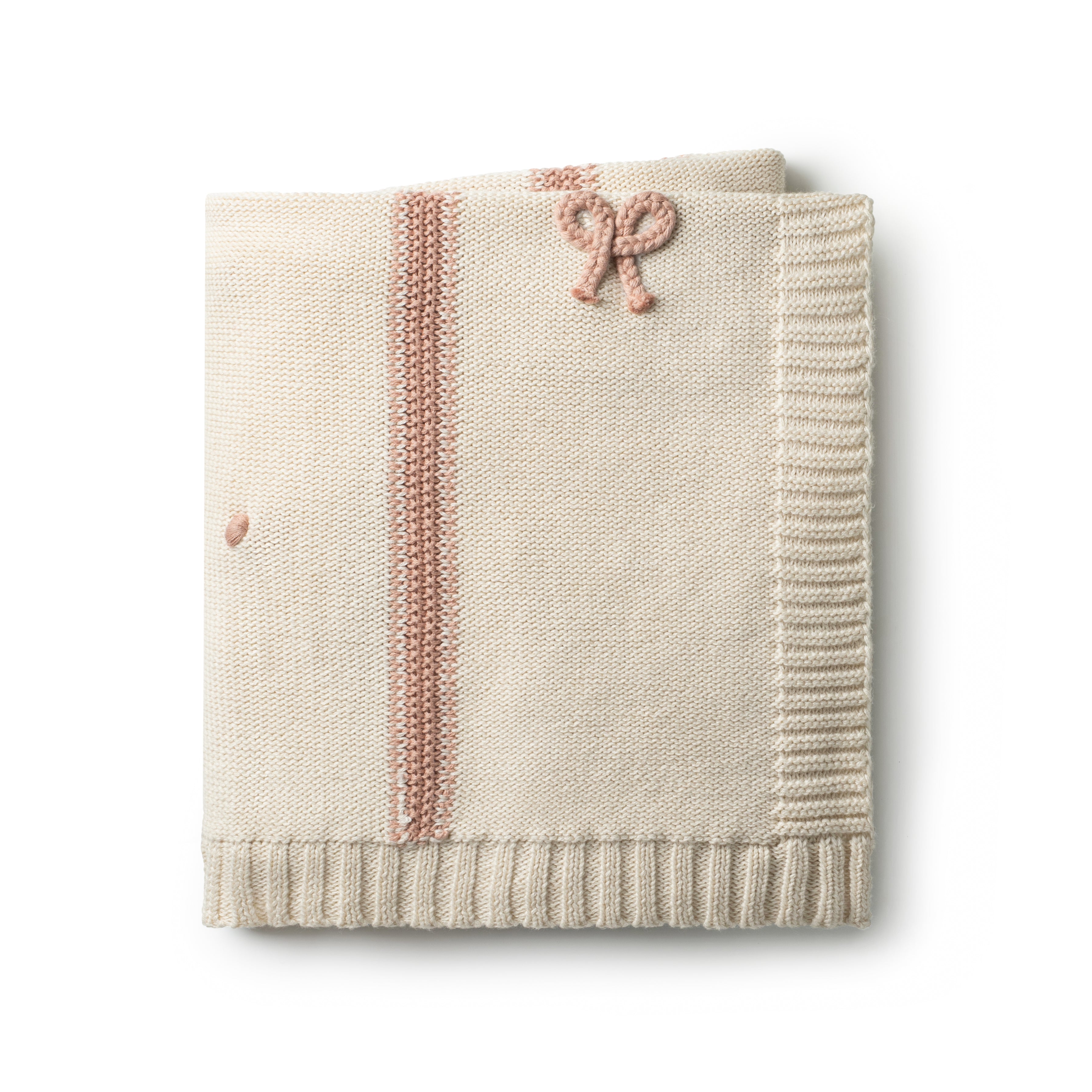 Domani Home Mini Bow Blanket Pink