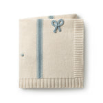 Domani Home Mini Bow Blanket Blue