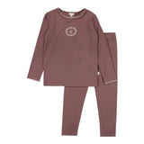 Dusty Plum Emblem Lounge Set