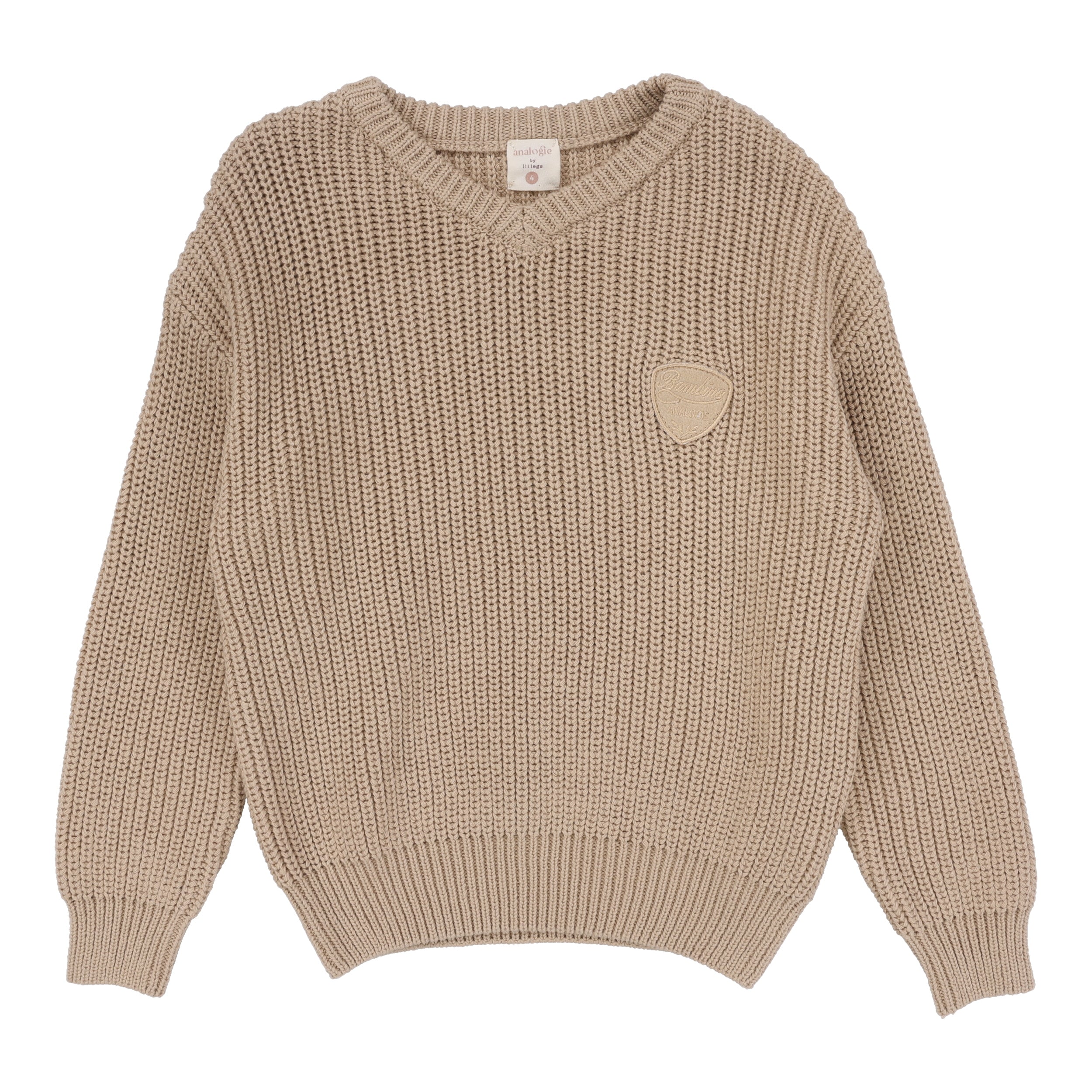 Knit V-Neck Sweater