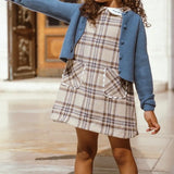 Plaid A-Line Dress
