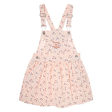 Cherries Printed Twill Pinafore Dress