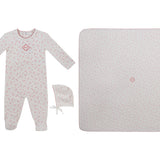 Pink Petit Pois Footie