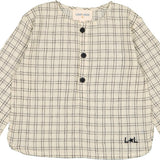 Cotton Crepe Check Oncle Shirt