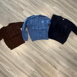 Chunky V Neck Sweater