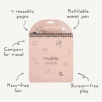 Reusable Water Color Pad Fairies details