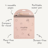 Reusable Water Color Pad Fairies details