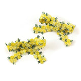 Gia Embroidered Floral Double Clip