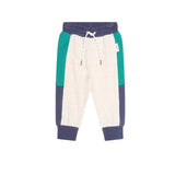 Boys Colour Block Sitting Hux Sweatshirt & Sweatpant Set