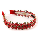Gia Embroidered Floral Headband