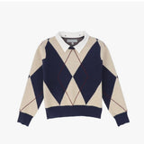 Collared Argyle Sweater