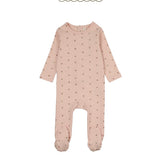 Pale Pink Bitsy Floral Footie
