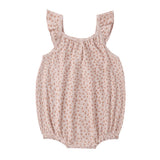 Posy Ribbed Ruffle Romper