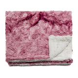 Smokey Raspberry Minky Blanket