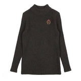 Crest Knit Mockneck
