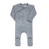 Velour Cluster Leaf Footie