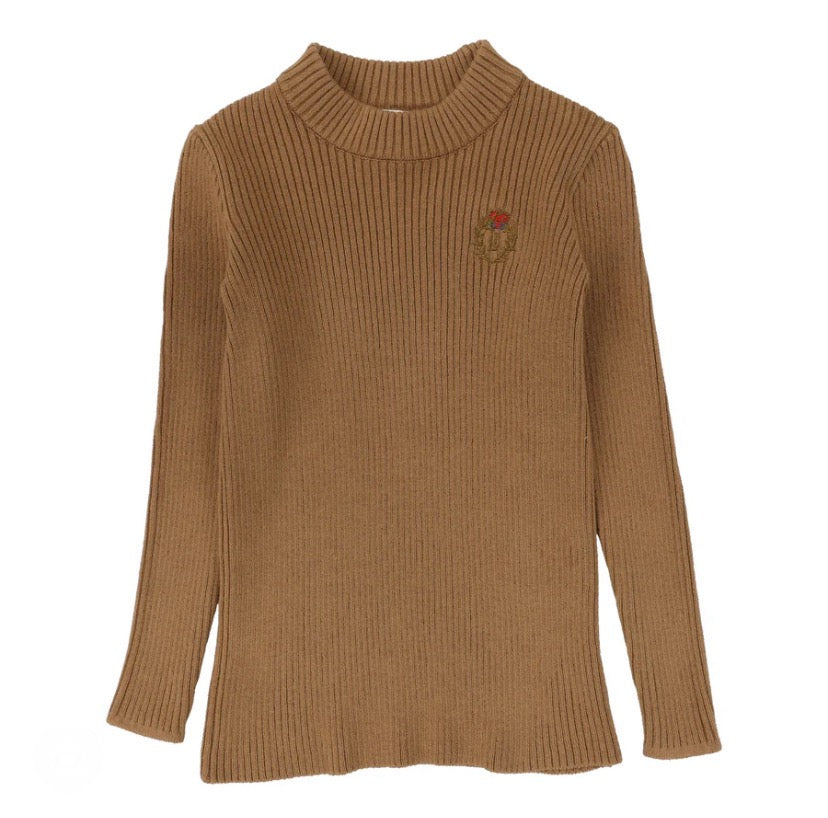 Crest Knit Mockneck