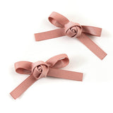 Darla Rose Satin Double Clip Set