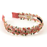 Gia Embroidered Floral Headband