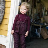 Rugged Threads Bubble Suspender Pants & Mockneck Set