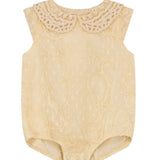 Charlotte & George Embroidered Lace Romper
