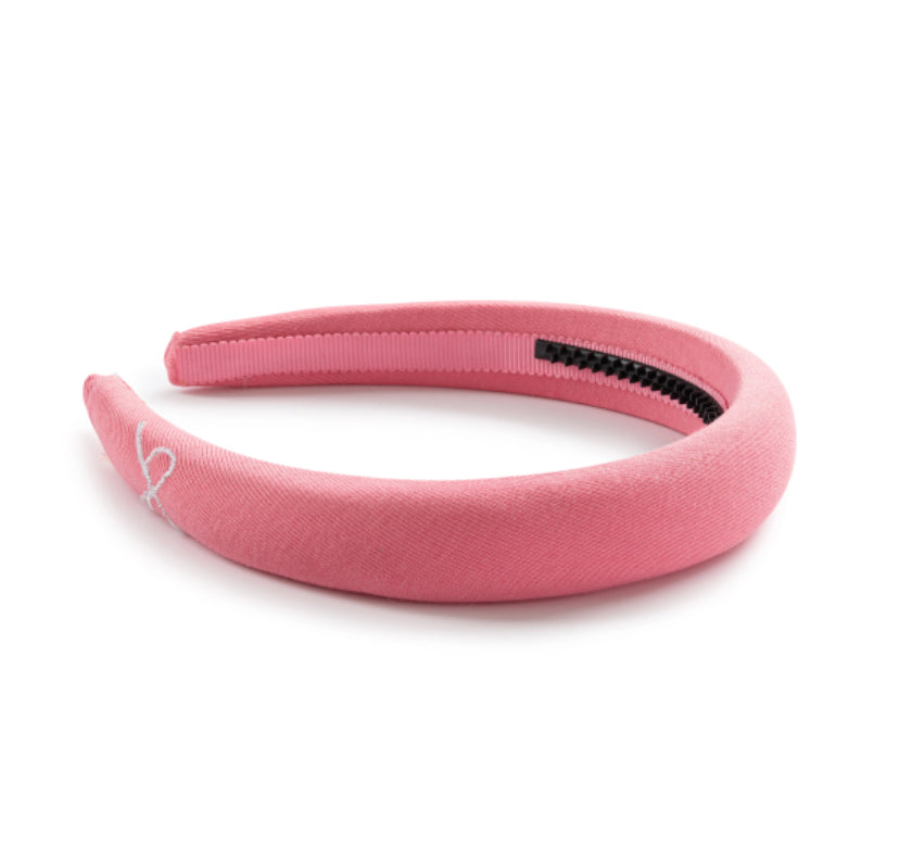 Halo Luxe Marshmallow Signature Bow Logo Padded Headband