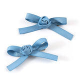 Darla Rose Satin Double Clip Set