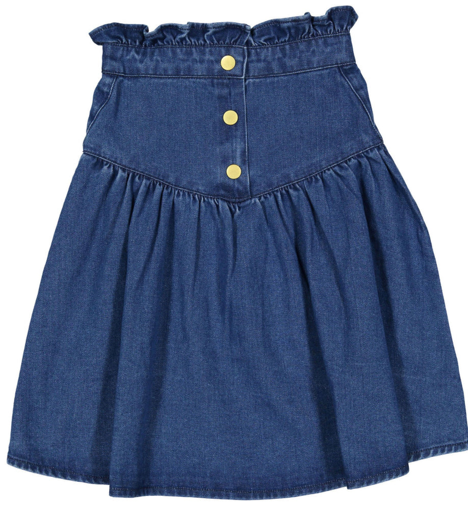 Pipeau / Pipeaute Washed Denim Skirt