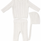 KB Pointelle Knit Bris Set + Hat