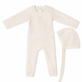 Pink KB Logo Knit Romper & Hat
