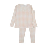Girls Goose on Plaid Loungewear