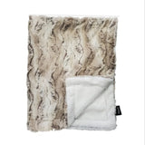 Wild Rabbit Taupe Minky Blanket