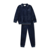 Boys Velour Polo Pajama