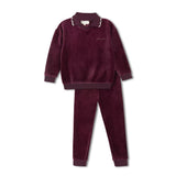 Girls Velour Polo Pajama