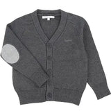Boy's Contrast Patch Cardigan