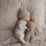 Oat Tartan Print Footie Set