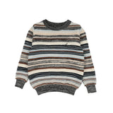 Glacier Stripe Crew Sweater