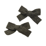 Abigail Luxe Corduroy Double Clip Set