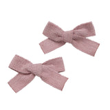 Abigail Luxe Corduroy Double Clip Set