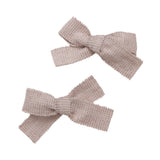 Abigail Luxe Corduroy Double Clip Set