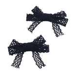 Ivy Scalloped Lace Double Clip Set