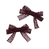 Ivy Scalloped Lace Double Clip Set