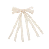 Ivy Scalloped Lace Longtail Clip