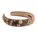 Celesse Velvet Hand Embroidered Beaded Headband
