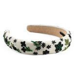 Celesse Velvet Hand Embroidered Beaded Headband