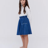 Edge Stitch Top and Skirt Set