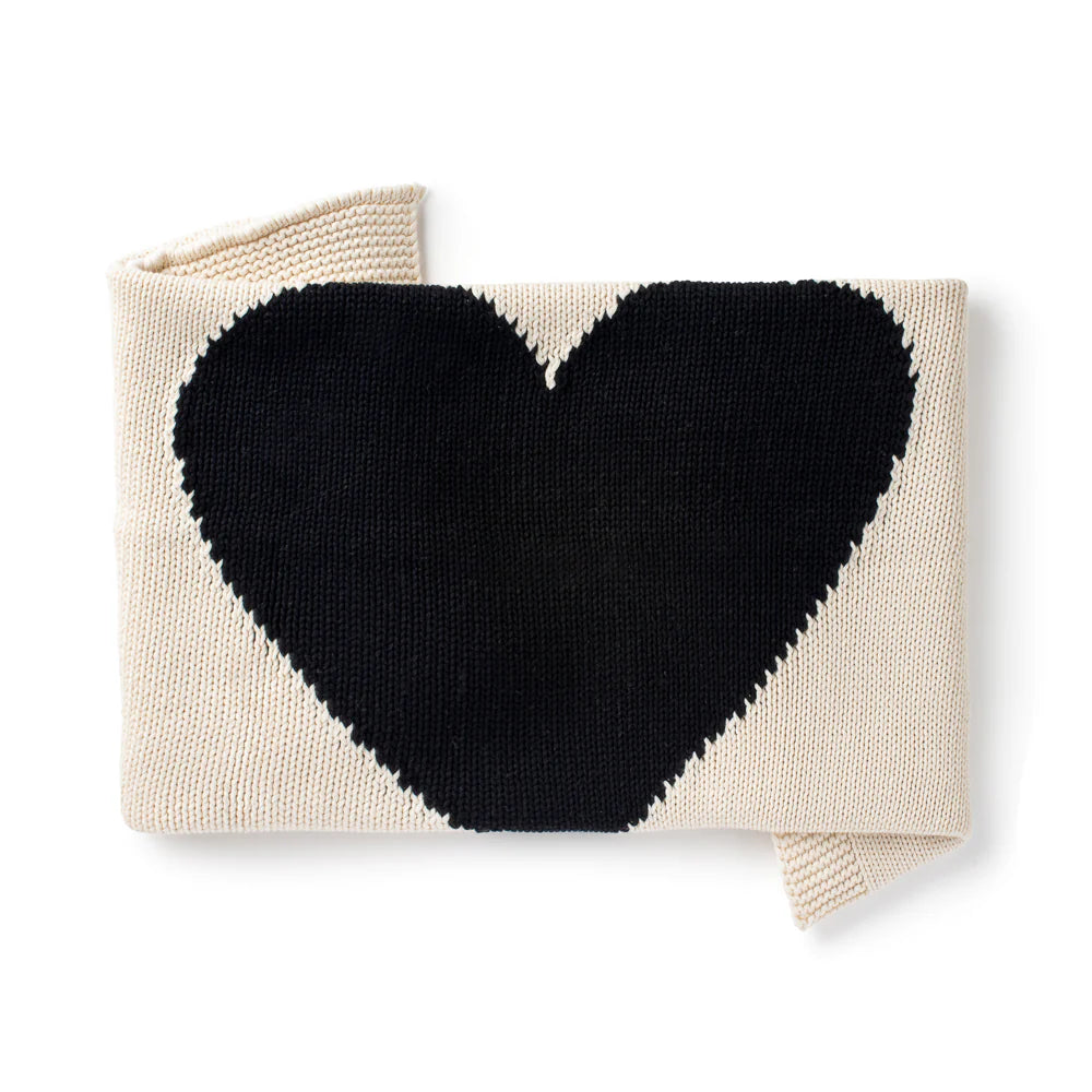 Domani Home Heart Knit Blankets