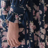 Lilac Floral Printed Cord Dress